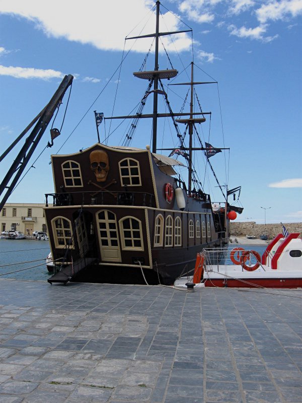 Pirate ship, Rethymno