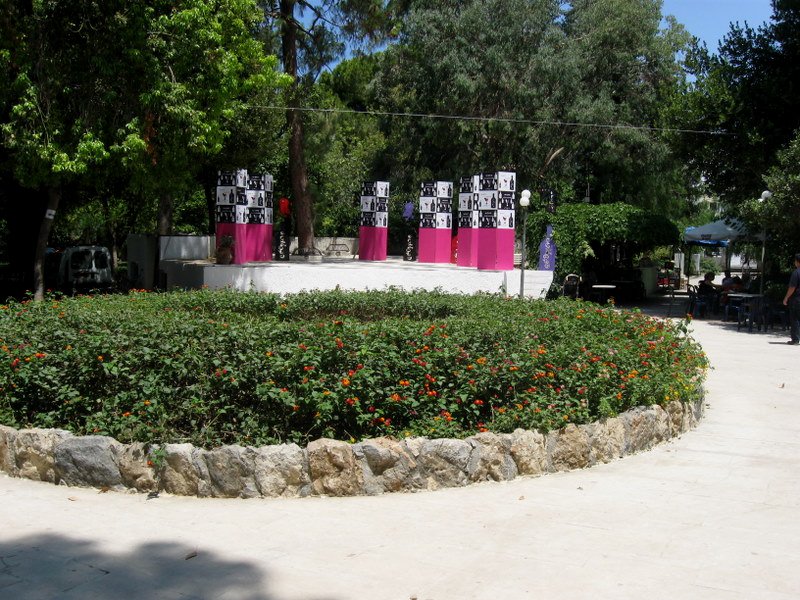 Stage in the park