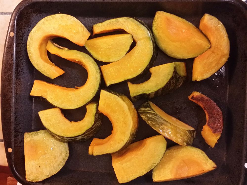 Roasted kabocha squash